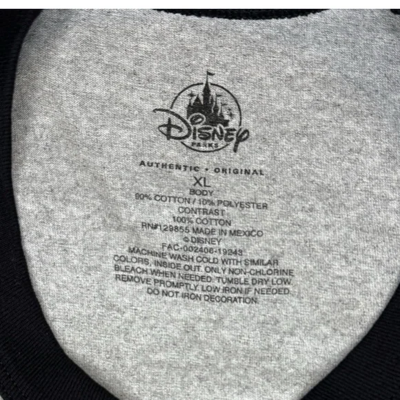 Disney Parks Mickey Mouse Raglan Shirt - Picture 4 of 4